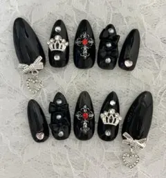 ネイルチップ量産型地雷韓国フレンチガーリー天使界隈平成女児