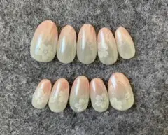 現品＊オーダー可/ 桜 ￼サクラ 入学式 卒業式 春 ピンク ニュアンスネイル