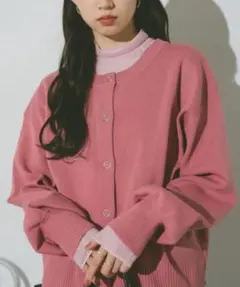 VANNIE U　リングスナップニットブルゾン