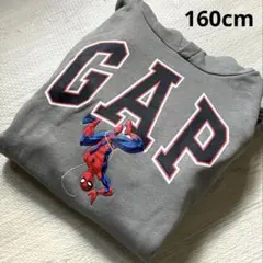 GAP×MARVELコラボ　スパイダーマンロゴパーカー　160