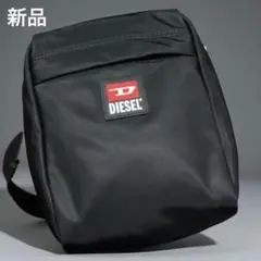 新品 DIESEL ディーゼル ショルダーバッグ 黒 ボディバッグ ロゴ