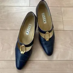 Pitti ネイビー ハイヒールパンプス 23Eのサムネイル