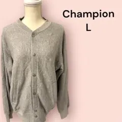 Champion/スタジャン/L/コットン/GRY/無地
