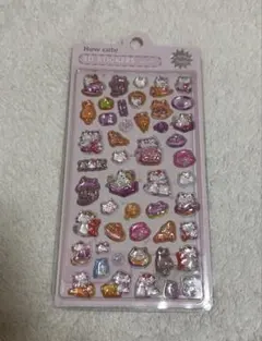 ボンボンドロップシール （ねこ）