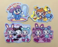マツキヨココカラ　ナルミヤキャラクターズ　ホログラムステッカー　4枚