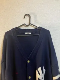 perushu×MLB カーディガン　ニューヨークヤンキース　NY ニット