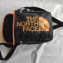「THE NORTH FACE 　ミニショルダーバッグ ブラック オレンジ」