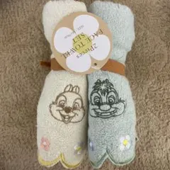 ディズニーストア 夏祭りくじ フェイスタオルセット チップとデール