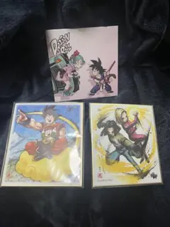 ドラゴンボール ミニ色紙・キャンバスアート 3点セット