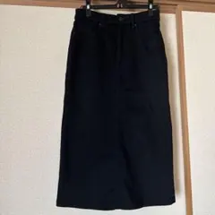 UNIQLO ブラック 黒　タイトスカート ウエスト61