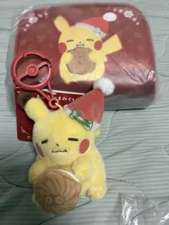 포켓몬 センター クリスマスじゅんびチュウ 피카츄 つまみぐい ポーチセット