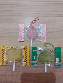 ポチャッコ　キャンディチャームズグミふわふわフロッキーマスコット