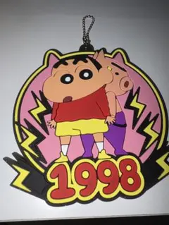 映画クレヨンしんちゃん電撃！ブタのヒヅメ大作戦 コースターキーホルダー