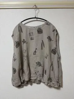 ビアズリー　オリジナルプリント ノースリーブ トップスのサムネイル