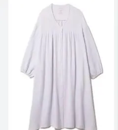 ジェラートピケ　マタニティガーゼワンピース　ネイビー