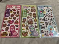 平成ハッピーフォン 3点セット ポチャッコ 日焼けキティ モンチッチ