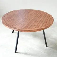 ラウンドダイニングテーブル Φ120cm ヴィンテージスタイル 635-183 