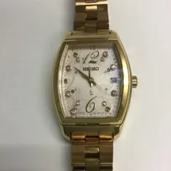 ❣️SEIKOセイコー❣️LUKIA 限定モデル ソーラー電波時計 ゴールド 日本製