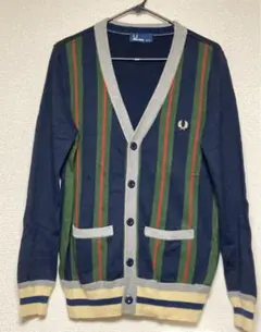 値下げ不可・訳あり美品】フレッドペリー モヘア カーディガン【S 