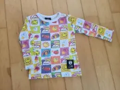 カラフルキャラクター長袖カットソー 90cm