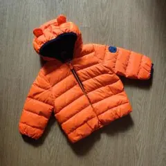 GAP baby GAP オレンジ ダウンコートくま耳 18-24ヶ月
