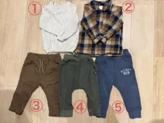 80サイズ　秋冬5枚セット　まとめ売り