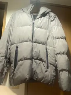 GU フード付き ダウンジャケット