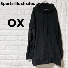 大きいサイズ Sports Illustrated 黒 パーカー