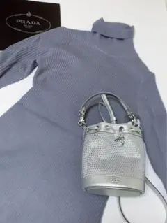 【SALE】GU ハイネックワンピース　リブニットワンピース