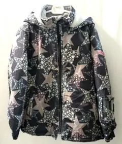 星柄フード付きスキーウェア 140cm