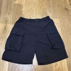 ユニクロＵ パラシュートカーゴショーツ ブラックS