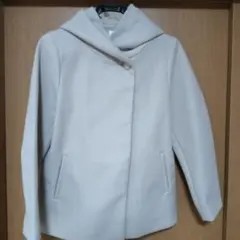 earth music & ecology フード付きジャケット ベージュ