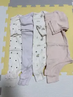 ベビー肌着4点セット 80cm プティマイン