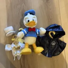 初期 くまのがっこう ジャッキー ぬいぐるみ本体 着せ替え洋服4セット
