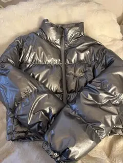 ダウンジャケット シルバー