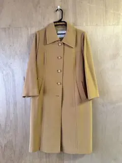 ◎ベージュ ロングコート 大きめ ゆったりサイズ