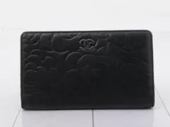 CHANEL シャネル カメリア バイカラー 長財布 シール有り１３番台