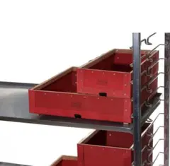 2つセット　PUEBCO PAPER STACKING BOX 収納ボックスのサムネイル