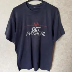 70s 80s GET PHYSICAL Tシャツ ネイビー ヴィンテージ 紺のサムネイル