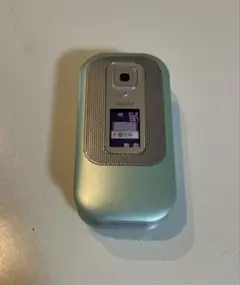au WIN W41CA CASIO 携帯電話 グリーン系 レトロ
