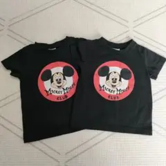 【双子&年子おすすめ】ミッキーマウスクラブ Tシャツ【80&90】
