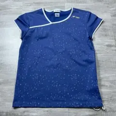 美品 YONEX ヨネックス ゲームシャツ XO 総柄 バドミントン テニス
