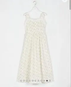 フラワープリント キャミワンピース