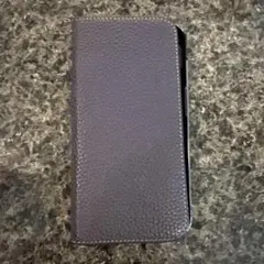 BONAVENTURA iPhone14pro スマホケース ネイビー×エトープ