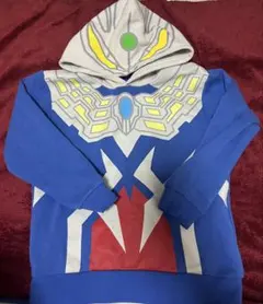 ウルトラマンゼロ フード付きなりきりパーカー 130 裏起毛
