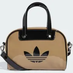 22日まで】Adidas ミニボストンバッグ エナメル 稀少 グリーン y2k