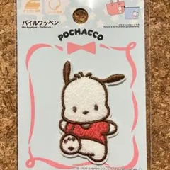 サンリオ パイルワッペン ポチャッコ もこもこ ダイソー