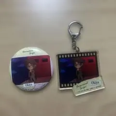 名探偵コナン 沖矢昴（赤井秀一）缶バッジ＆アクキー