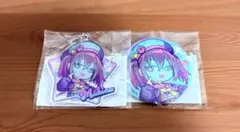 ミルキー☆サブウェイ まるくじ マキナ 缶バッジ アクリルキーホルダー