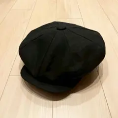 NEW YORK HAT BIG APPLE ビッグ キャスケット リネン 黒のサムネイル